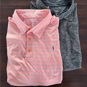 Lot of 2 Under Armour Golf Polos